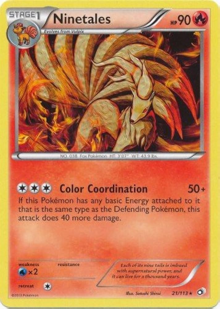 Amazon.com: Pokemon - Ninetales (21/113) - Legendary